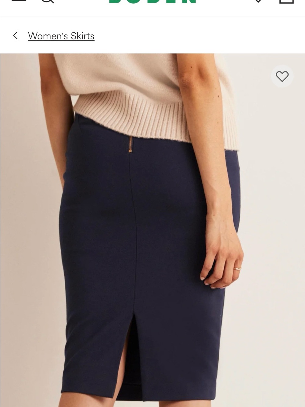 Boden Hampshire ponte skirt - Picture 3 of 5